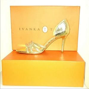 Ivanka Trump Gold Heels